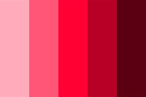 Rose - Blood Color Palette