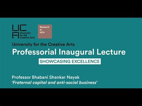 Showcasing Excellence Professorial Inaugural Lectures Professor