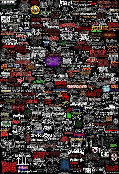 Bandas De Metal Logos HD Phone Wallpaper Pxfuel