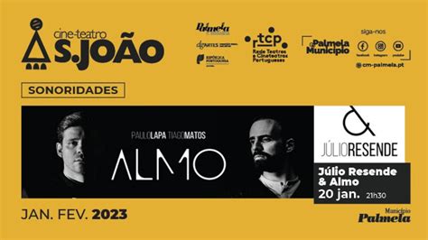 Júlio Resende Almo apresentam concerto inovador no Cine Teatro S