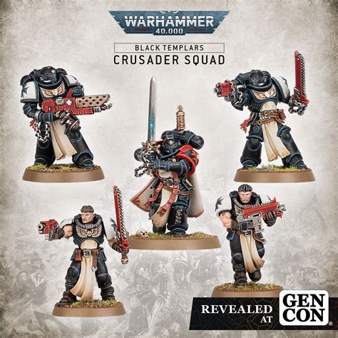 Blitzminis Black Templars Primaris Crusader Squad