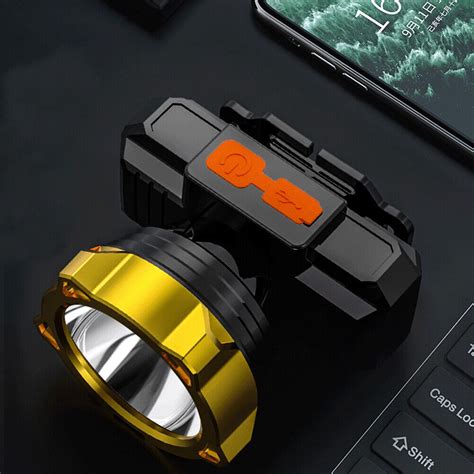 Portable Night Fishing Led Headlight Mah Built In Battery Usb