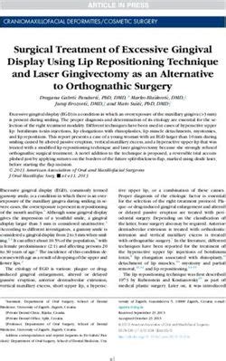 Surgical Treatment Of Excessive Gingival Display Using Lip