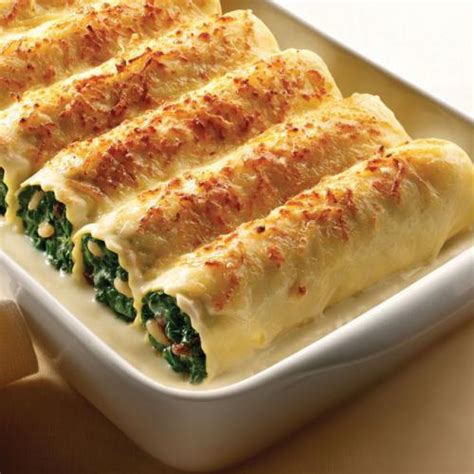 Canelones De Espinacas SaborGourmet