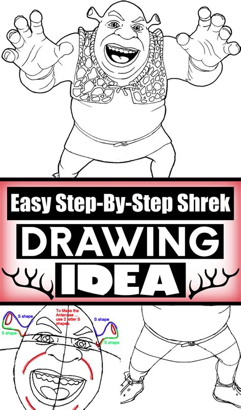 10 Fun Shrek Drawing Ideas For Kids - Craftsy