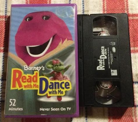 Barneys Read With Me Dance With Me 2003 Canadian Vhs Tape Clamshell Tested 999 Picclick Ca