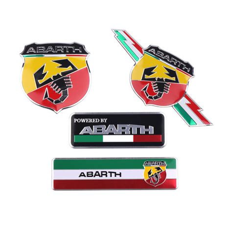 Emblema Abarth Metal Fiat Stilo Aplique Adesivo Toro Punto T