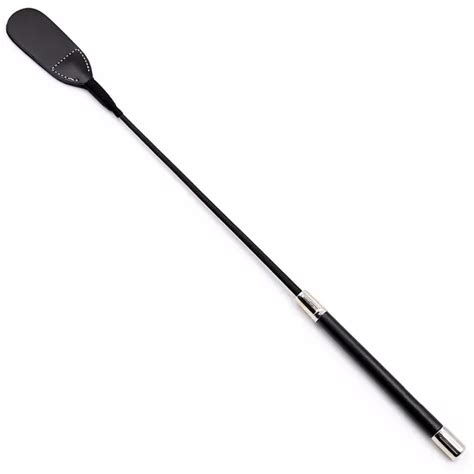 52cm Pu Leather Spanking Paddle Wand Rod Whip Lash Strap Flog Slap Flap Beat Stick Fetish Sm