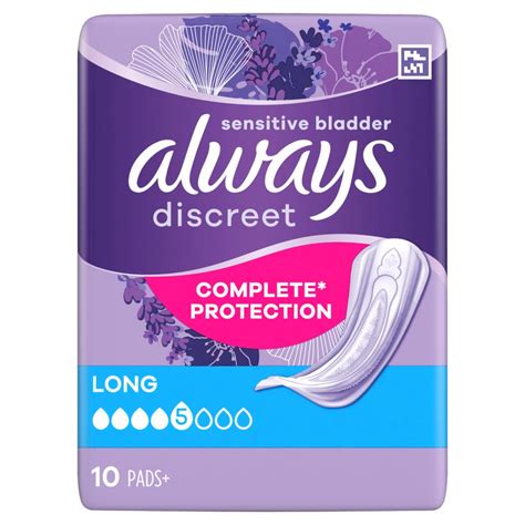 Always Discreet Incontinence Pads Long Bestway Wholesale