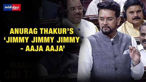 Cinematograph (Amendment) Bill, 2023: Rajya Sabha MP Anurag Thakur sings iconic songs in his speech