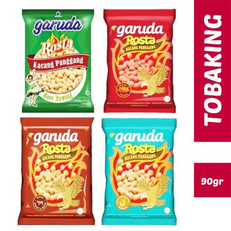 Jual Kacang Garuda Rosta 4 Varian Rasa 90g Shopee Indonesia