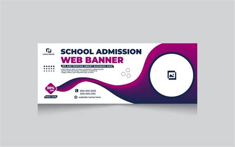 school admission banner design set,social media cover, school banner ...