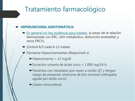 Hiperuricemia Y Artritis Gotosa Ppt