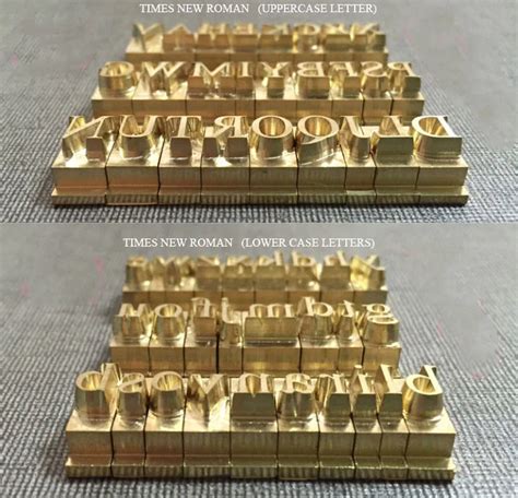 Diy Logo Branding Mold For Hot Stamping Copper Mold Customized Alphabet