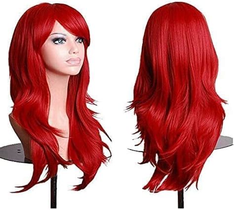 Rbenxia Curly Cosplay Wig Long Hair Heat Resistant Spiral