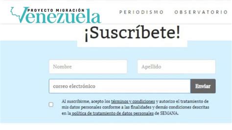 Suscríbase Al Boletín Digital Sobre La Otra Cara De La Migración Venezolana Migravenezuela