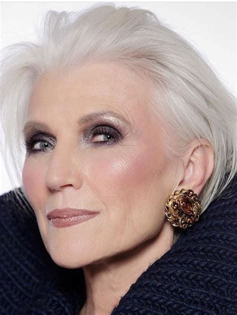 Image Result For Maye Musk Grey Hair And Makeup Gorgeous Gray Hair