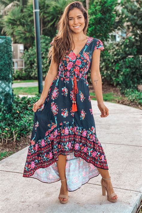 Black Boho High Low Dress Beautiful Dresses Saved By The Dress