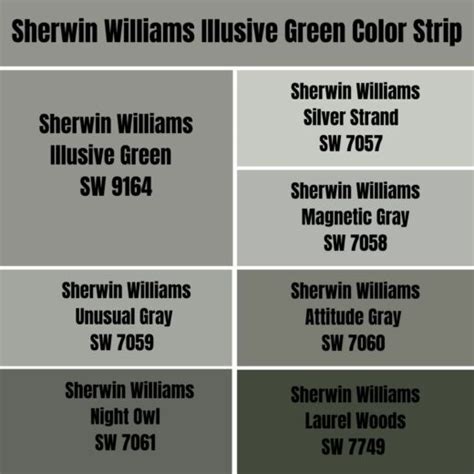 Sherwin Williams Illusive Green (Palette, Coordinating & Inspirations)