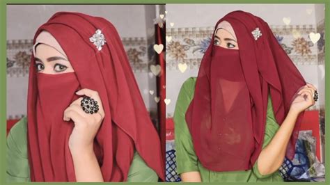 Without Inner Cap Hijab For Abaya With Niqab Hijab Style