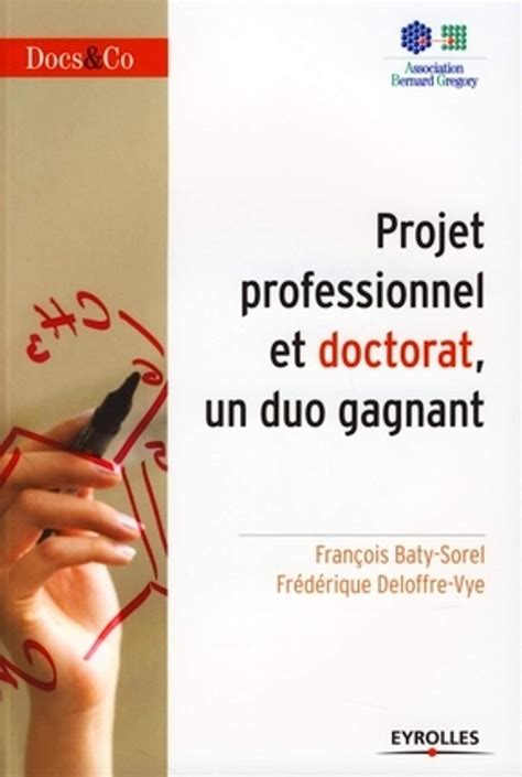 Projet Professionnel Et Doctorat Un Duo Gagnant Buy Online At Best