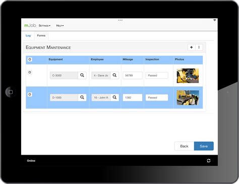 Maintenance Logs | Mjobtime