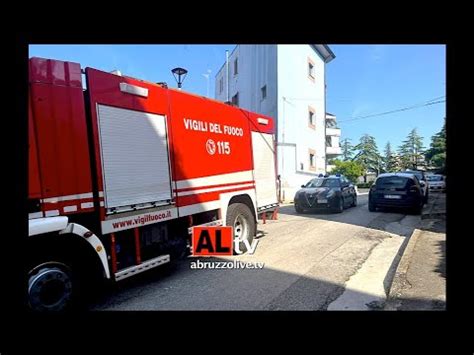 Incendio A Lanciano Rifiuti Speciali A Fuoco Tra Le Palazzine Youtube