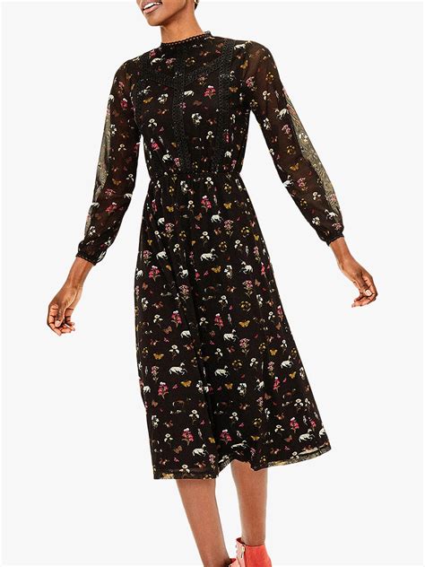 black floral frock | Dresses Images 2022