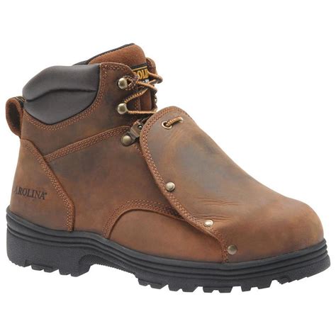 Men S Carolina® Svb 6 External Metguard Steel Toe Work Boots Copper 227393 Work Boots At