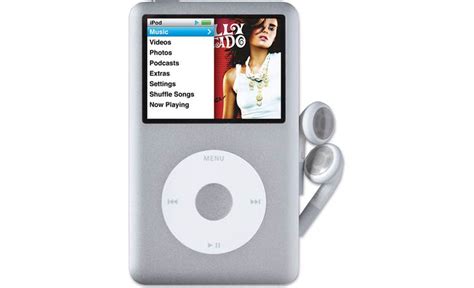 Apple Ipod Classic Gb Silver Digital Music Photo Video Player At