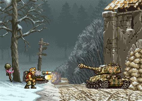 Vgjunk Pixel Art Scene Metal Slug Pixel Art