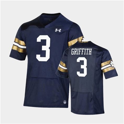 Mens Notre Dame Fighting Irish 3 Houston Griffith Under Armour Navy