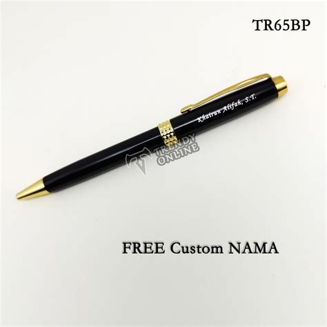 Jual Pulpen Ballpoint Elegan FREE GRAFIR Custom Cetak Nama Dan Box