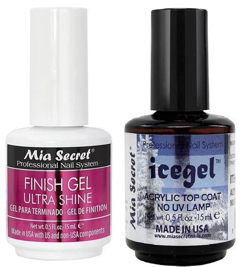 Mia Secret Uv Finish Gel Ultra Shine Icegel No Uv Lamp Needed