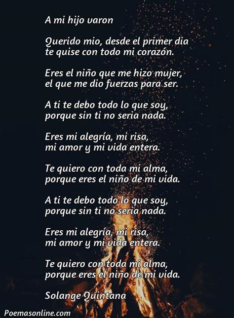 5 Mejores Poemas de Madre a Hijo Varón Poemas Online