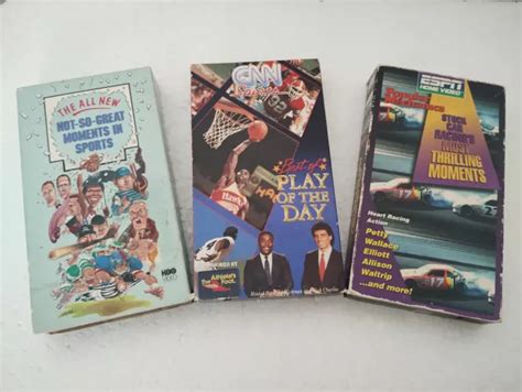 US SPORTS COMPILATION - three VHS tapes (NTSC format) £3.99 - PicClick UK