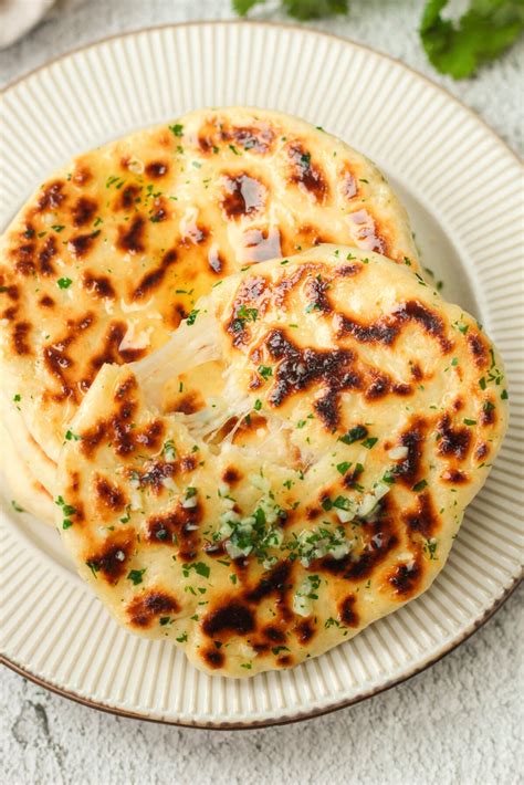 Easy Cheese Garlic Naan Bread Good Food Discoveries