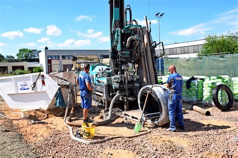 Ronnenberg Bohrungen F R Erdw Rme Auf Der Grundschulbaustelle