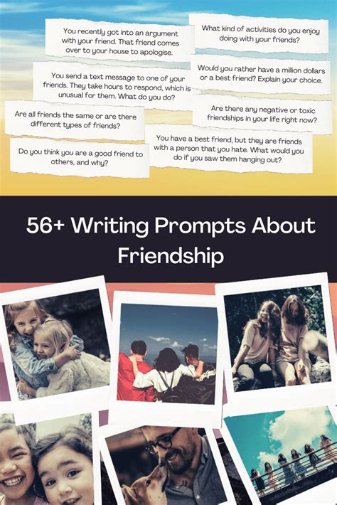 56 Writing Prompts About Friendship Imagine Forest