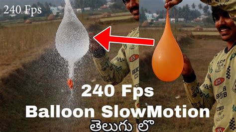 Popping Water Balloons In Slow Motion 250 Fps Shoking Results