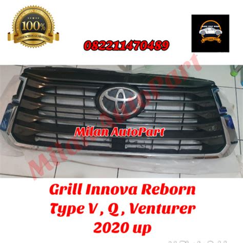 Jual Grill Bumper Depan Innova Reborn 2020 2021 Up Tipe Type V Q