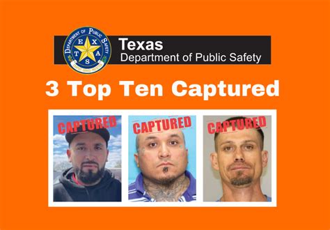 Three From Texas Top 10 Most Wanted Lists Captured Towntalk Radio