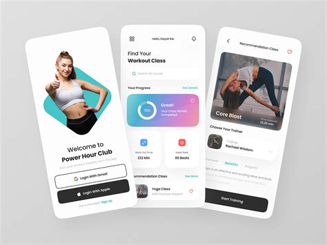 Browse thousands of Fitness App images for design inspiration | Dribbble