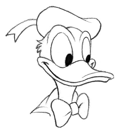 Donald Duck Drawing Step By Step at GetDrawings | Free download