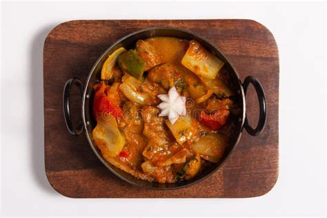 Lamb Karahi Stock Photo Image Of Dinner Potatoes Background