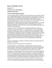 Trabajo Nro Economia P Pdf Materia Economia Politica Cursos