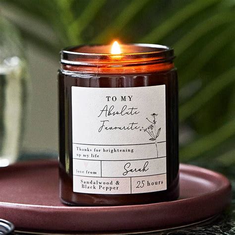 Personalised Apothecary Candle Apothecary Candles Soy Wax Scented Candles Candles