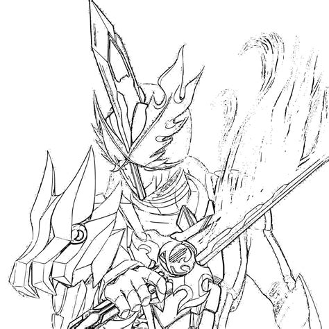 仮面ライダーセイバー ぬりえ - KodomoNurie.Com