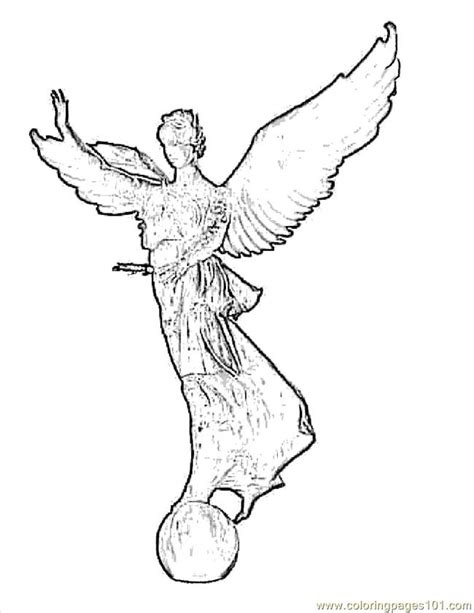 Coloring Pages Bible Angel (Peoples > Angel) - free printable coloring page online