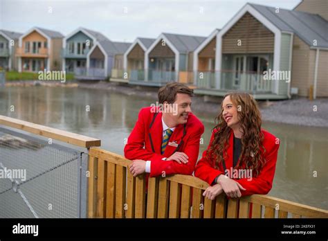 The New Chalets At Butlins Minehead Stock Photo Alamy